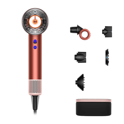 Фен Dyson HD16 Supersonic Nural Hair Dryer Straight+Wavy Gift Edition (Strawberry Bronze/Blush Pink) (2024)
