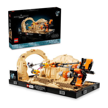 Конструктор — диорама «Гонка на подах в Мос-Эспа» LEGO Star Wars Diorama Collection (#75380)
