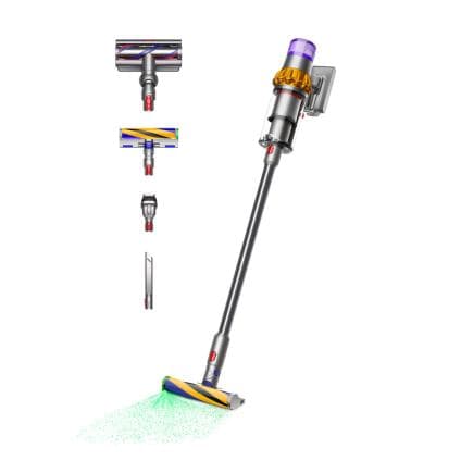 Беспроводной вертикальный пылесос Dyson V15 Detect Absolute (SV47) (Yellow/Nickel) (2023)