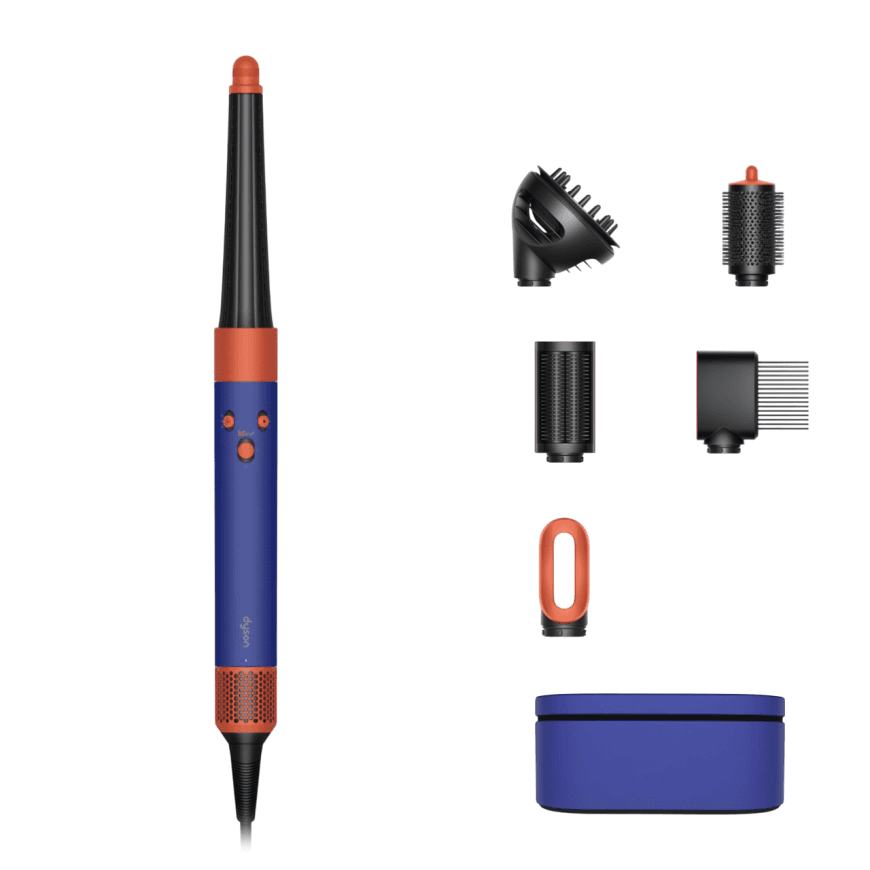 Стайлер Dyson HS08 Hairstyler Airwrap i.d. Curly+Coily (Vinca Blue/Topaz Orange) (2024) — фото 2