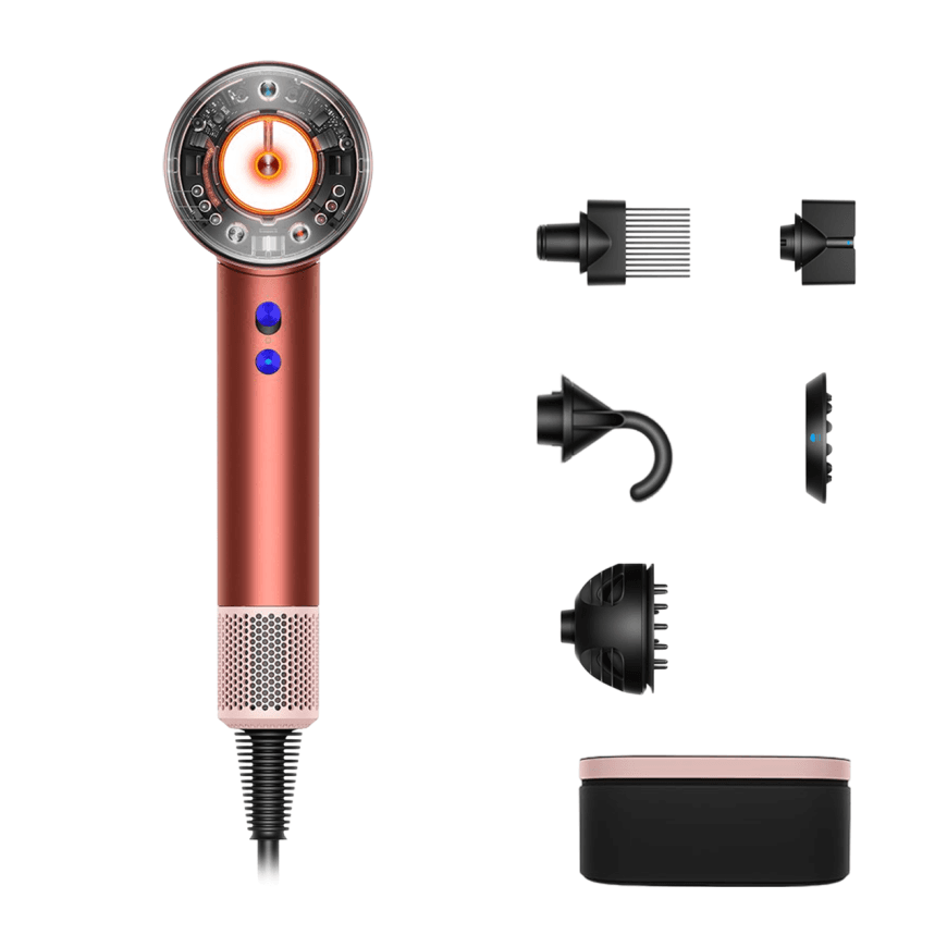 Фен Dyson HD16 Supersonic Nural Hair Dryer Curly+Coily Gift Edition (Strawberry Bronze/Blush Pink) (2024) — фото 2