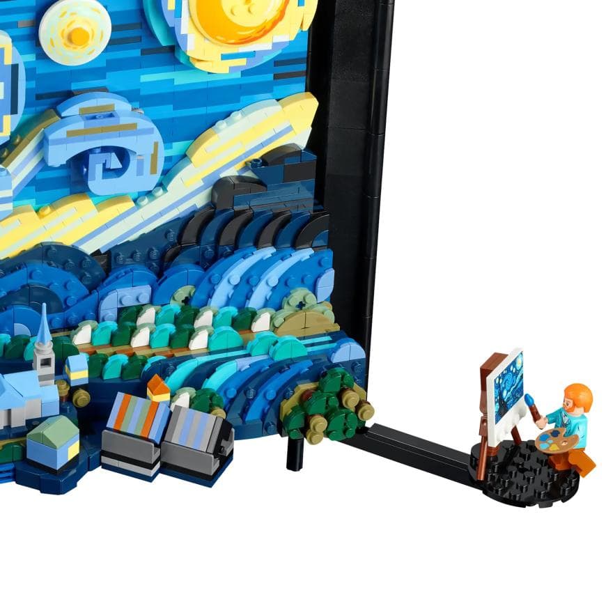 Конструктор — Винсент Ван Гог: Звёздная ночь LEGO Ideas (#21333) — фото 5