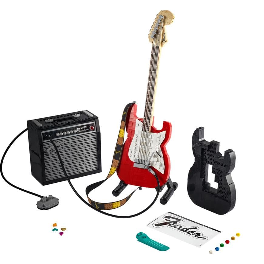 Конструктор — электрогитара Fender Stratocaster LEGO Ideas (#21329) — фото 2