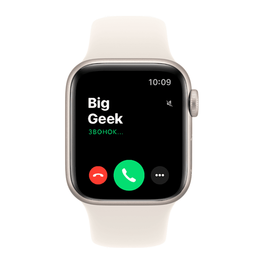 Часы Apple Watch SE 3, 40 мм, алюминий цвета «сияющая звезда», ремешок Sport Band цвета «сияющая звезда» (2025) — фото 2