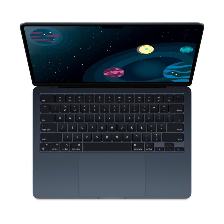 Ноутбук Apple MacBook Air 13" MLY43 (M2 8-Core, GPU 10-Core, 8GB, 512GB) («Тёмная ночь» | Midnight) — фото 4