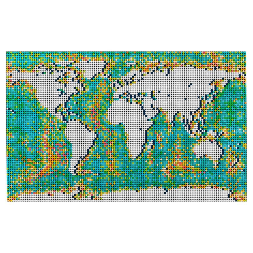 Конструктор — карта мира LEGO Art (#31203) — фото 4