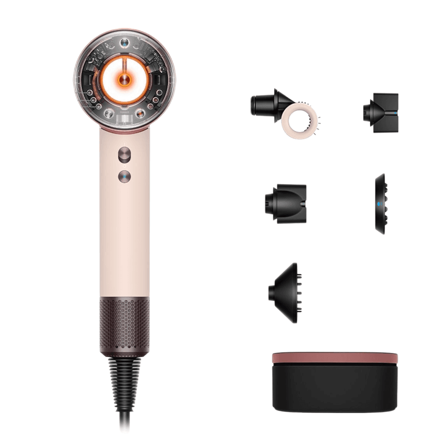 Фен Dyson HD16 Supersonic Nural Hair Dryer Straight+Wavy Gift Edition (Ceramic Pink/Rose Gold) (2024) — фото 2