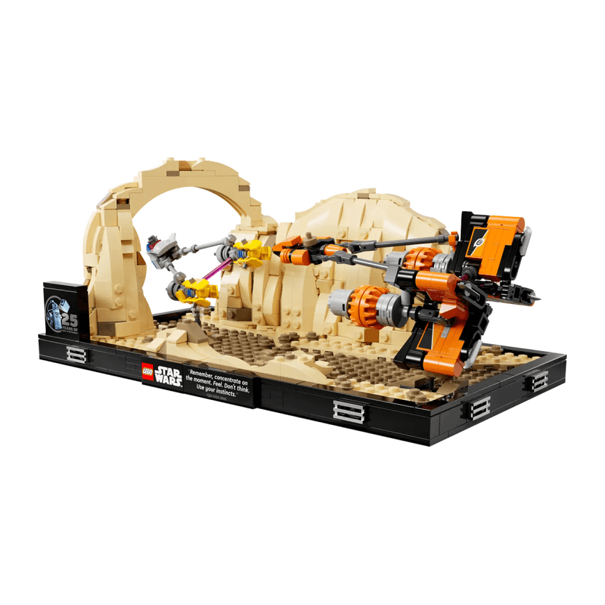 Конструктор — диорама «Гонка на подах в Мос-Эспа» LEGO Star Wars Diorama Collection (#75380) — фото 4