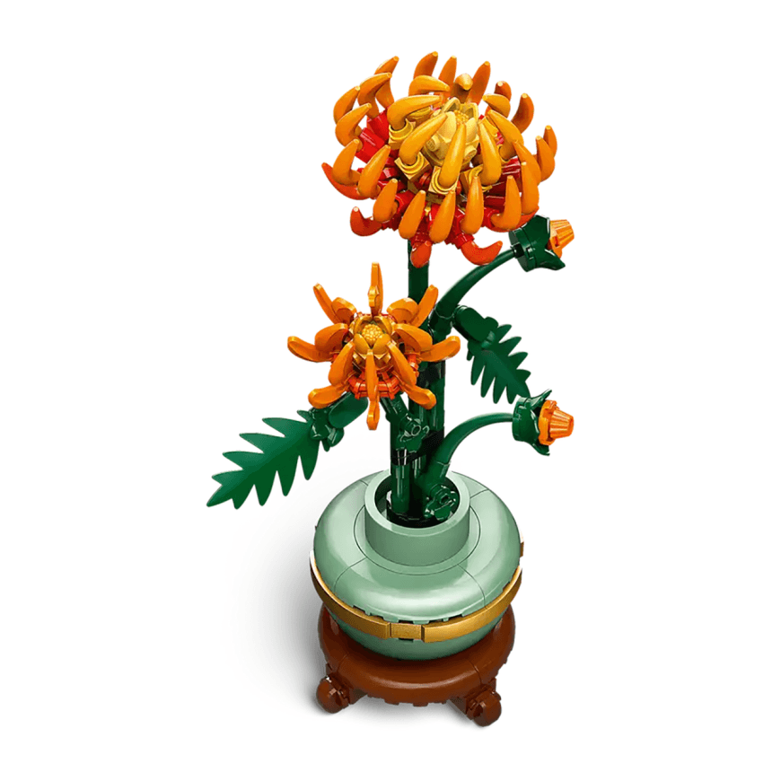 Конструктор — хризантема LEGO Icons Botanical Collection (#10368) — фото 3
