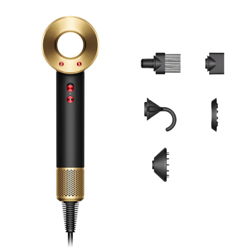 Фен Dyson HD07 Supersonic (Onyx Black/Gold) (2022) — фото 2