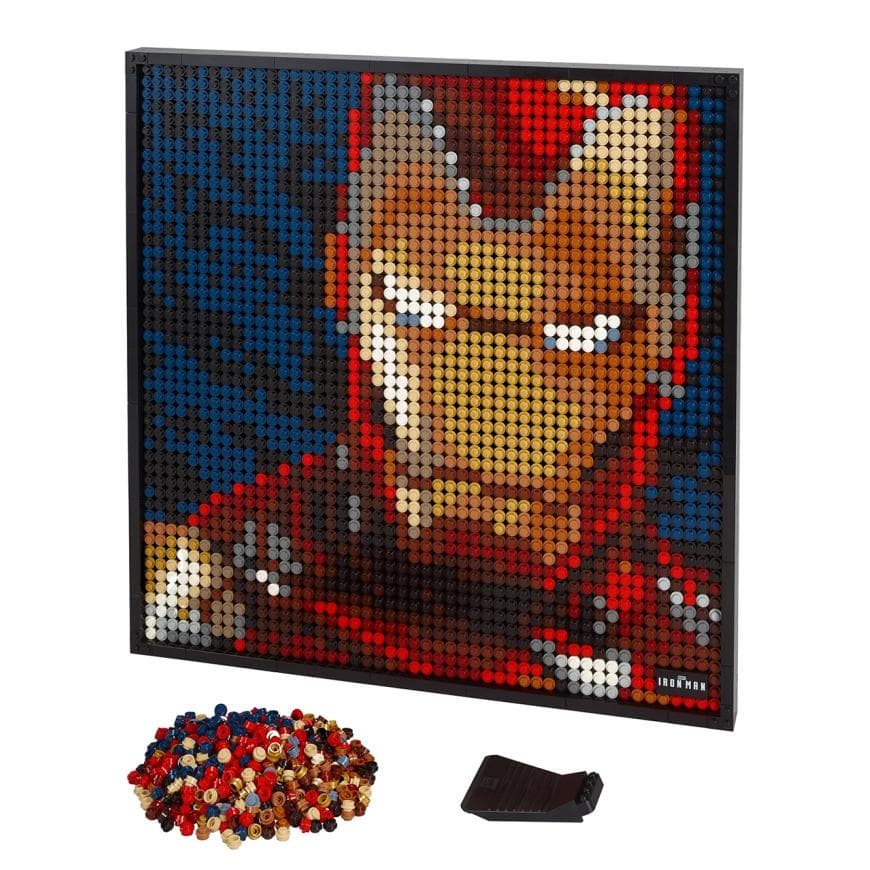 Конструктор — картина «Железный человек» LEGO Art Marvel (#31199) — фото 2