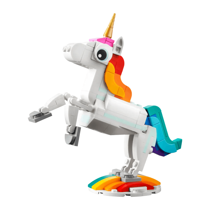 Конструктор — волшебный единорог LEGO Creator 3-in-1 (#31140) — фото 5