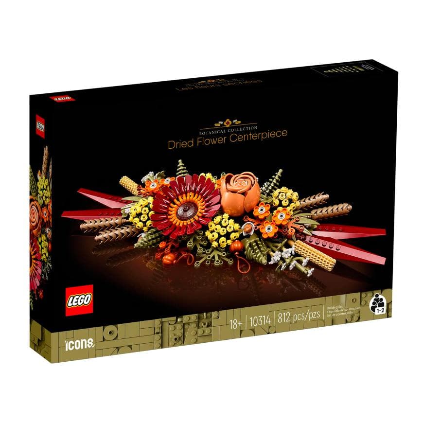 Конструктор — композиция из сухоцветов LEGO Icons Botanical Collection (#10314) — фото 5