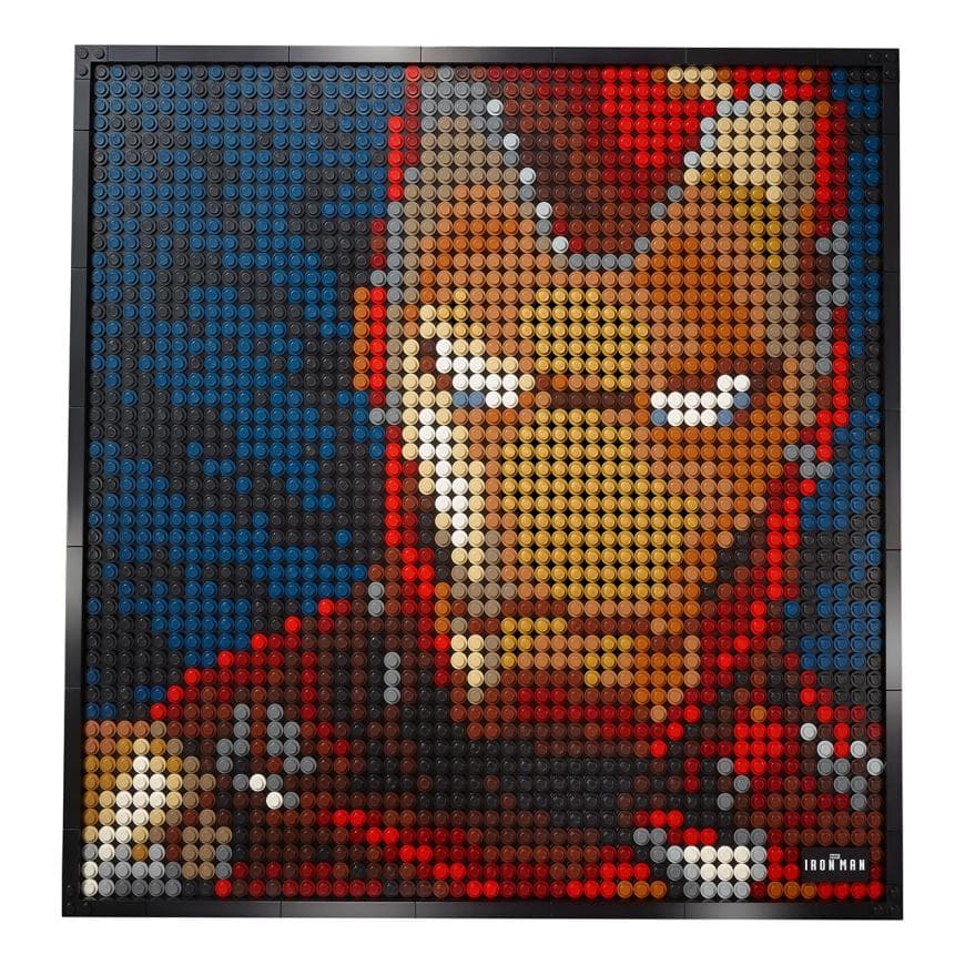 Конструктор — картина «Железный человек» LEGO Art Marvel (#31199) — фото 3