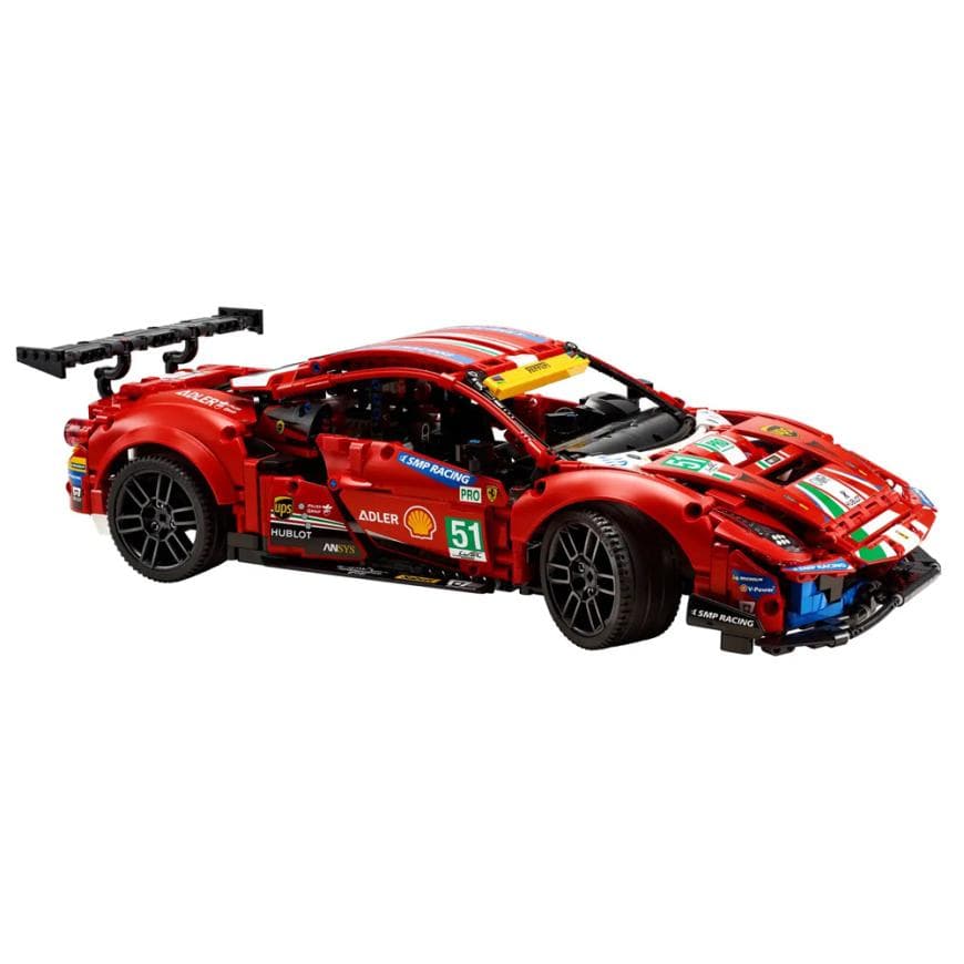 Конструктор — автомобиль Ferrari 488 GT «AF Corse #51» LEGO Technic (#42125) — фото 2