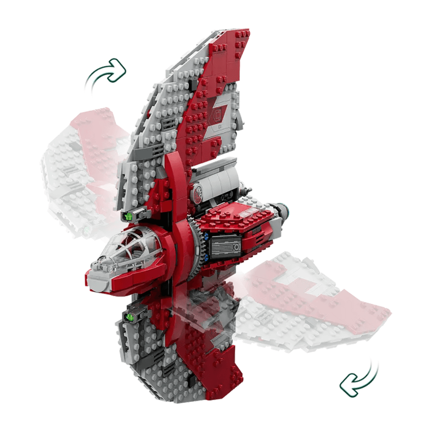 Конструктор — джедайский шаттл T-6 Асоки Тано LEGO Star Wars (#75362) — фото 5
