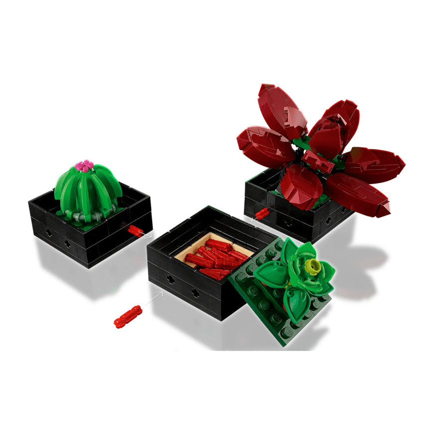 Конструктор — суккуленты LEGO Icons Botanical Collection (#10309) — фото 5