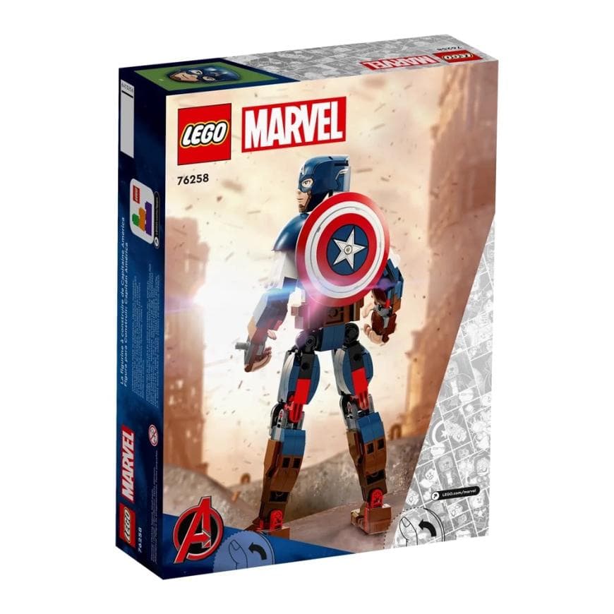 Конструктор — сборная фигурка Капитана Америки LEGO Marvel (#76258) — фото 4