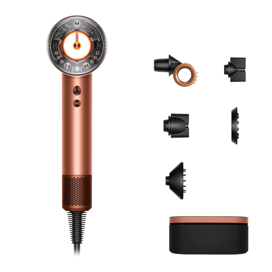 Фен Dyson HD16 Supersonic Nural Hair Dryer Straight+Wavy Gift Edition (Amber Silk) (2025) — фото 2