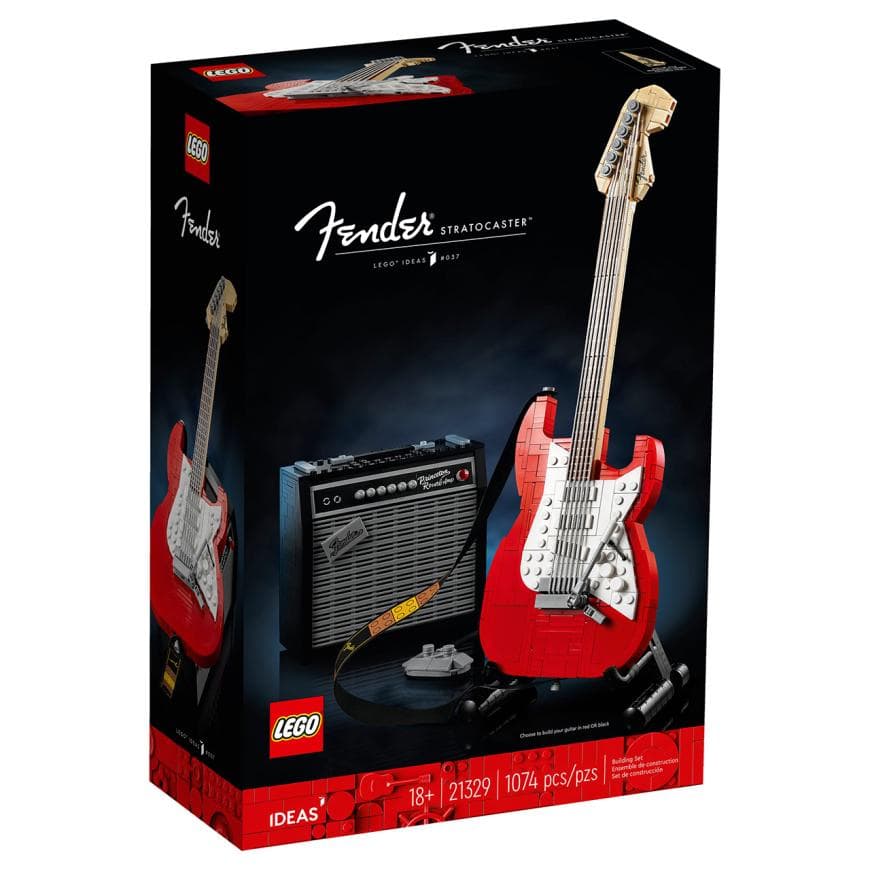 Конструктор — электрогитара Fender Stratocaster LEGO Ideas (#21329) — фото 3