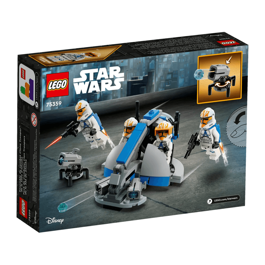 Конструктор — боевой набор солдат-клонов 332-го полка Асоки Тано LEGO Star Wars (#75359) — фото 6