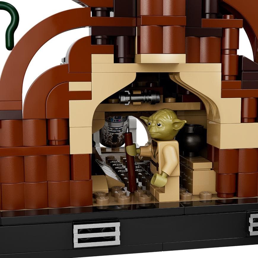 Диорама «Обучение джедая на планете Дагоба» LEGO Star Wars Diorama Collection (#75330) — фото 4