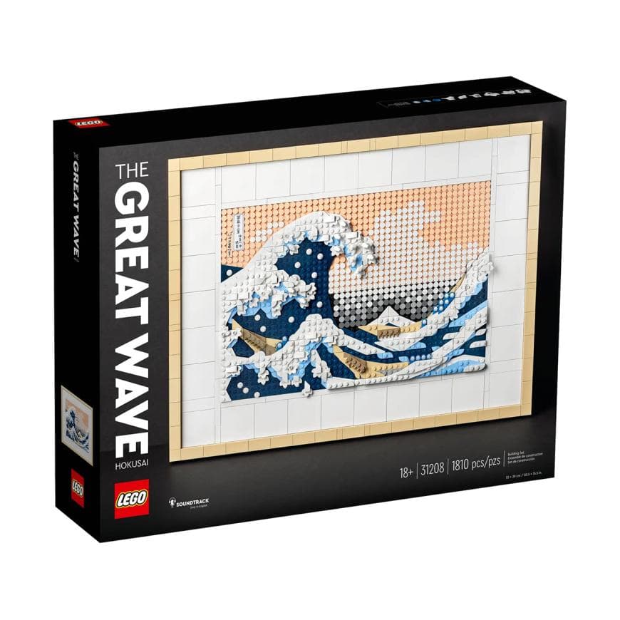 Конструктор — гравюра «Большая волна в Канагаве» Хокусая LEGO Art (#31208) — фото 5