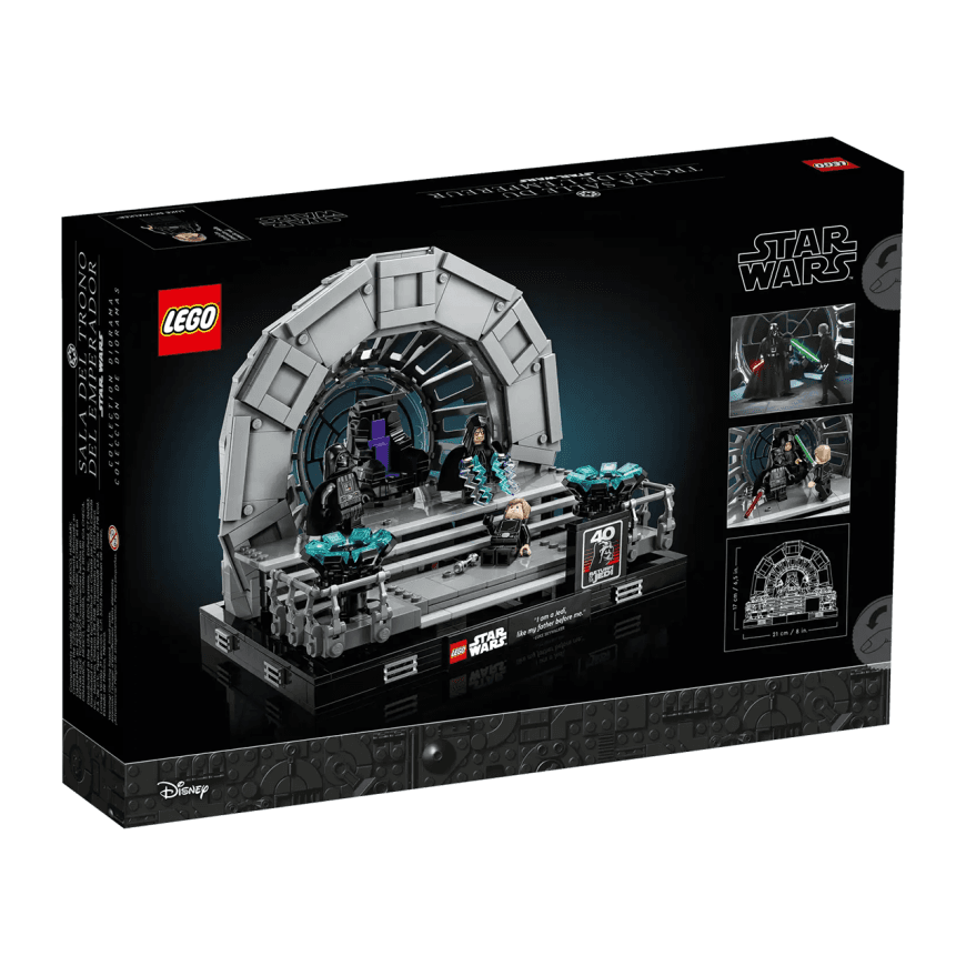 Конструктор — диорама «Тронный зал Императора» LEGO Star Wars Diorama Collection (#75352) — фото 6