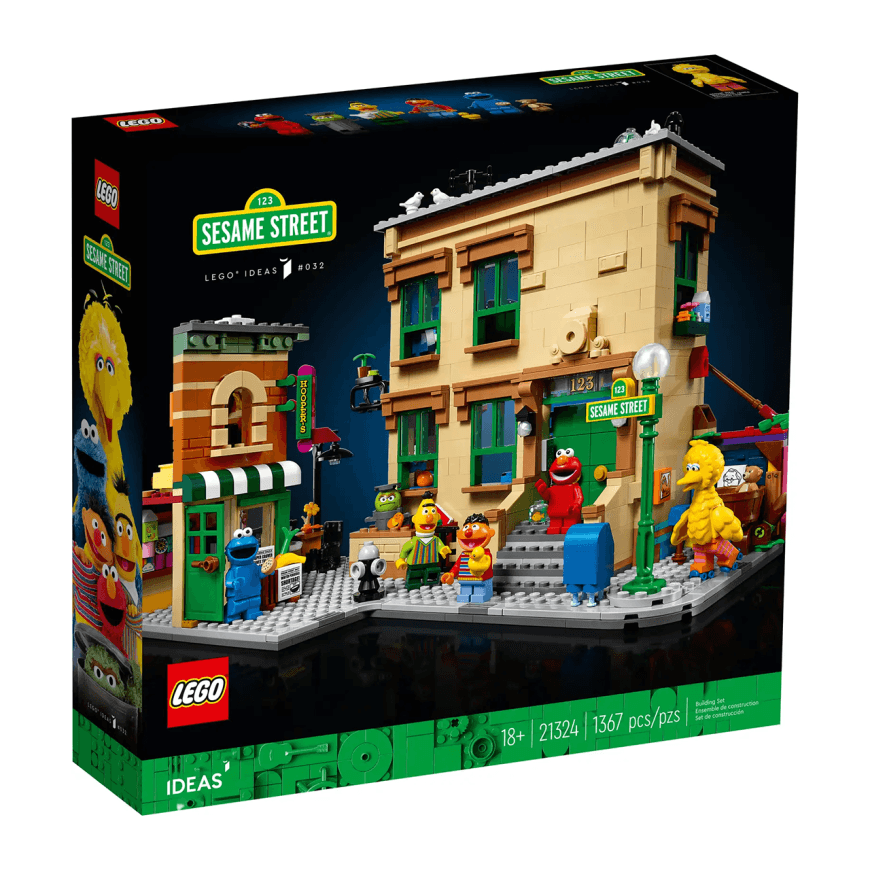 Конструктор — Улица Сезам, 123 LEGO Ideas (#21324) — фото 4