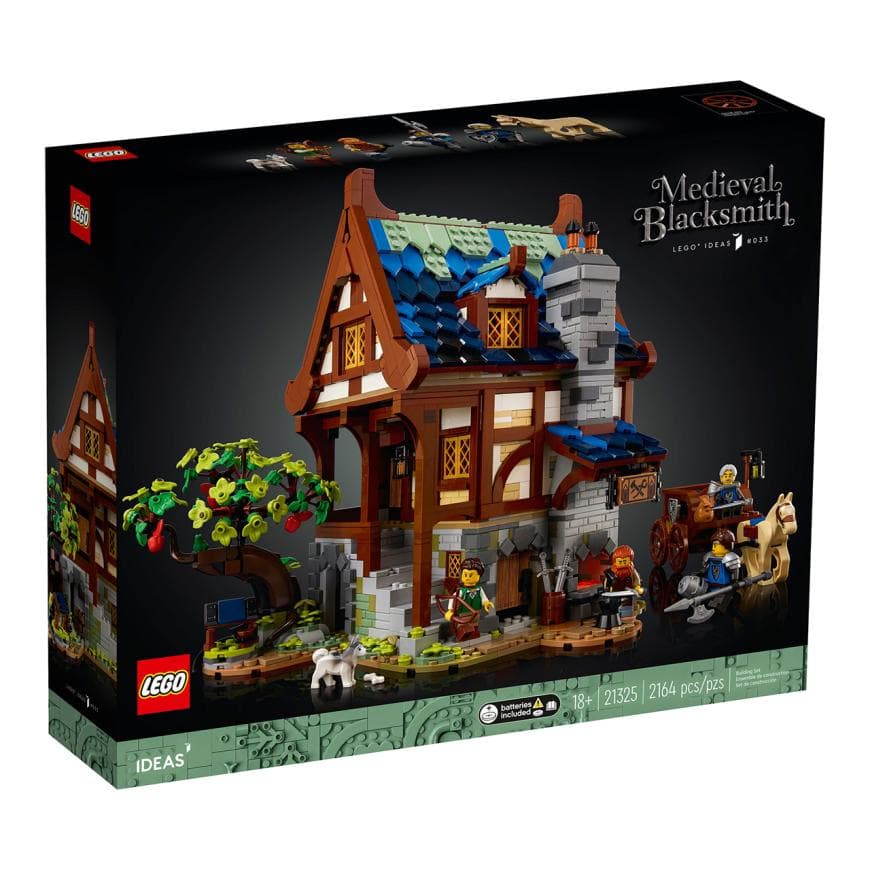 Средневековая кузница LEGO Ideas (#21325) — фото 3