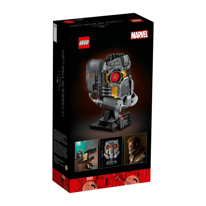 Конструктор — шлем Звёздного Лорда LEGO Marvel Helmet Collection (#76251) — фото 5