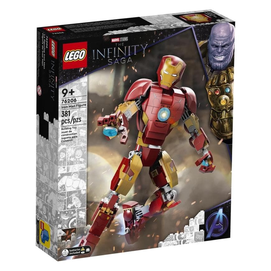 Конструктор — сборная фигурка Железного человека LEGO Marvel (#76206) — фото 6