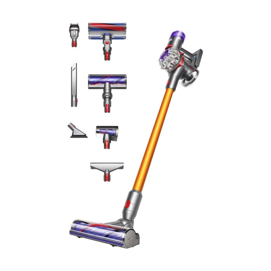 Беспроводной вертикальный пылесос Dyson V8 Absolute (Silver/Yellow) (SV25) (2021) — фото 3