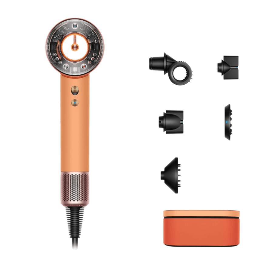 Фен Dyson HD16 Supersonic Nural Hair Dryer Straight+Wavy Gift Edition (Ceramic Apricot/Topaz) (2026) — фото 2
