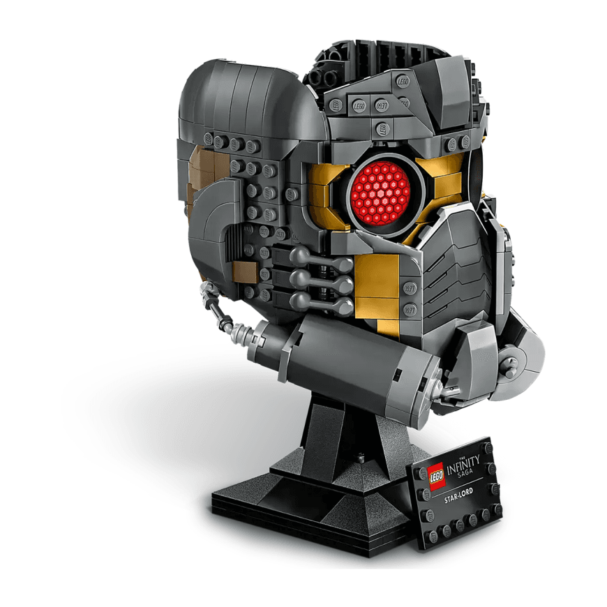 Конструктор — шлем Звёздного Лорда LEGO Marvel Helmet Collection (#76251) — фото 3