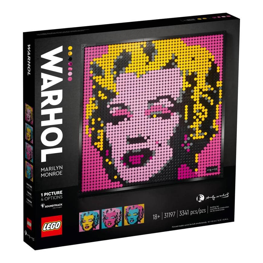 Конструктор — Мэрилин Монро Энди Уорхола LEGO Art (#31197) — фото 6
