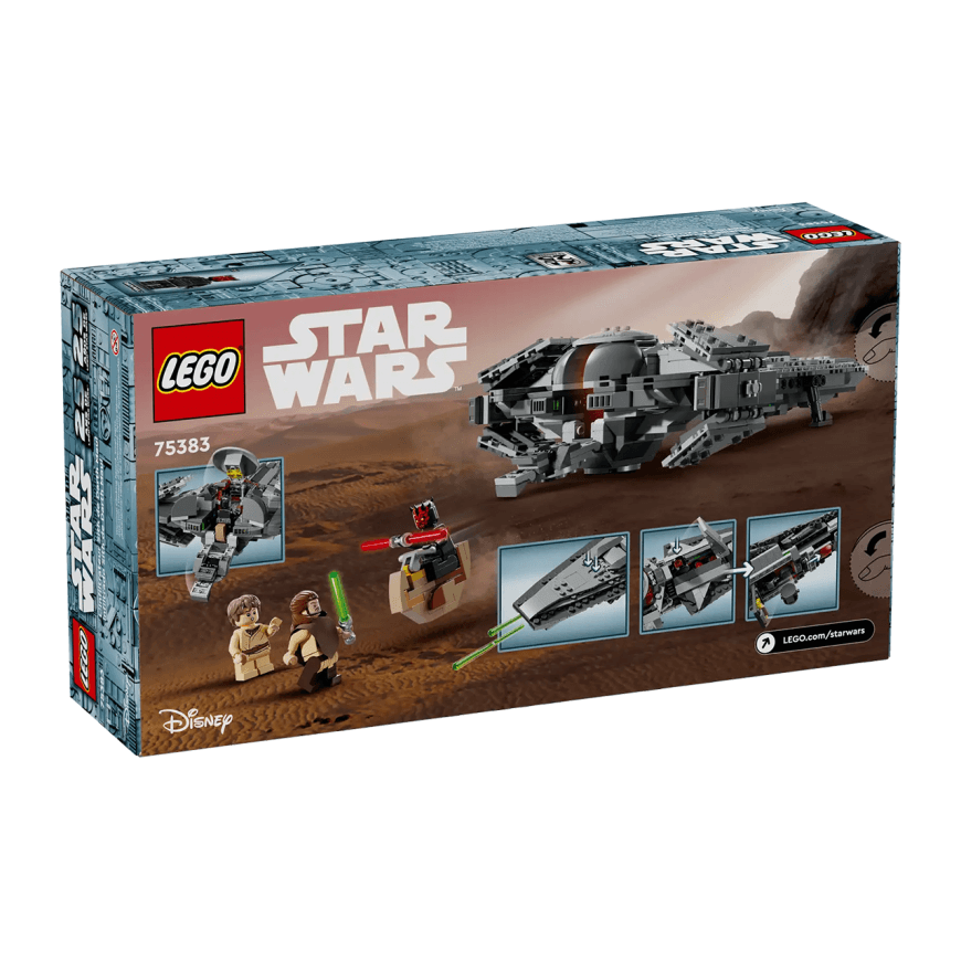 Конструктор — звездолёт «Ситхский лазутчик» Дарта Мола LEGO Star Wars (#75383) — фото 6