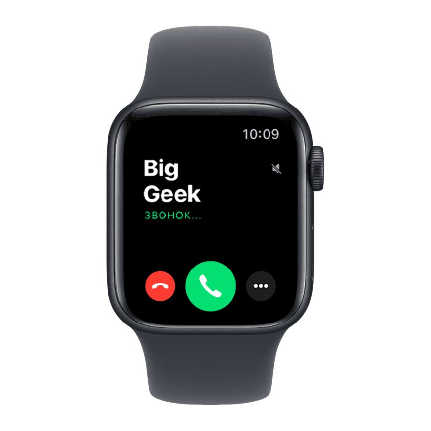 Часы Apple Watch SE 3, 40 мм, алюминий цвета «тёмная ночь», ремешок Sport Band цвета «тёмная ночь» (2025) — фото 2