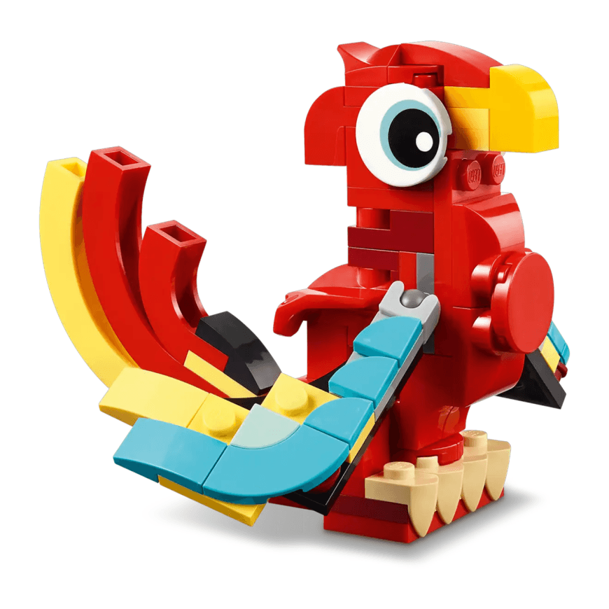 Конструктор — красный дракон LEGO Creator 3-in-1 (#31145) — фото 4