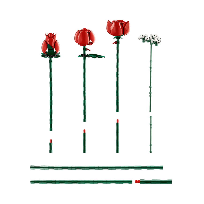 Конструктор — букет роз LEGO Icons Botanical Collection (#10328) — фото 3