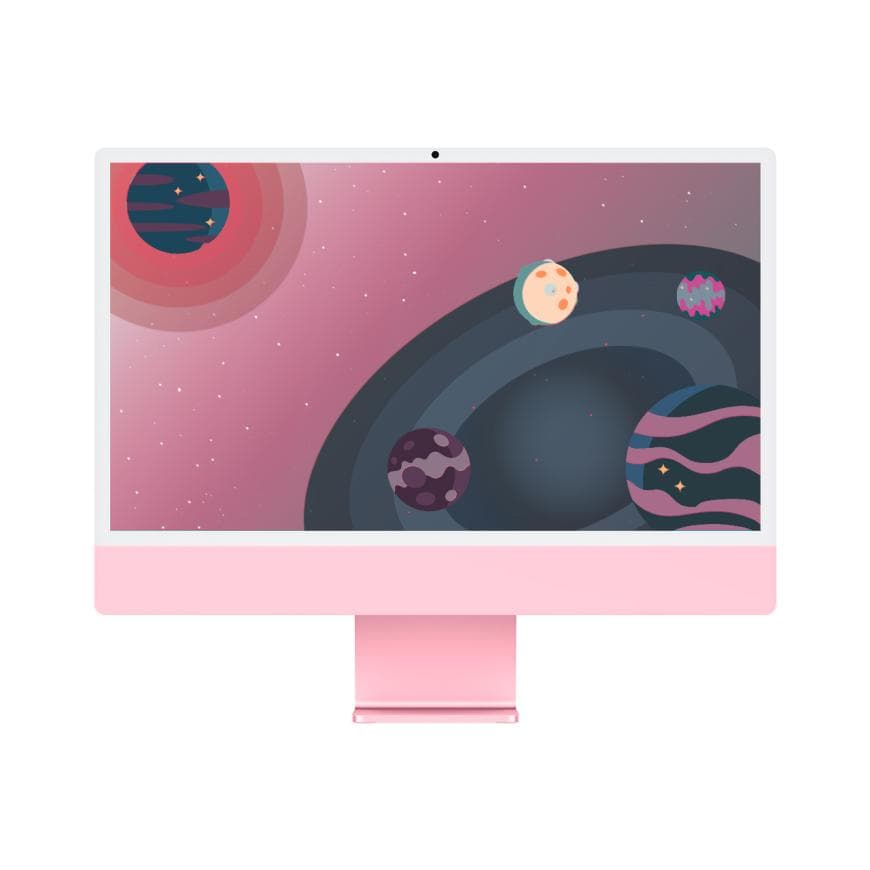 Моноблок Apple iMac 4.5K 24" (M4 10-Core, GPU 10-Core, 16GB, 256GB) (Розовый | Pink) (2024) — фото 2