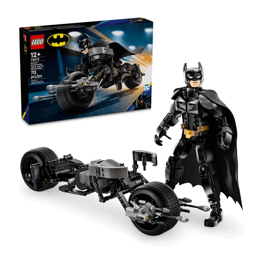 Конструктор — сборная фигурка Бэтмена и Бэтцикл LEGO DC Batman (#76273) — фото 6