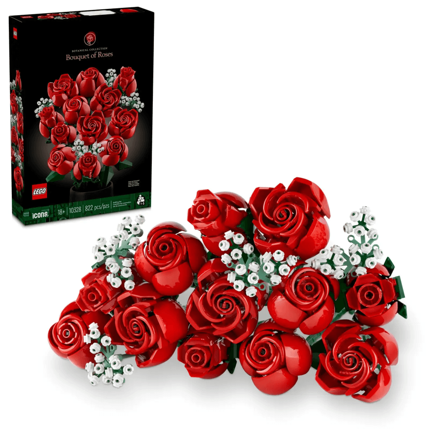 Конструктор — букет роз LEGO Icons Botanical Collection (#10328) — фото 6