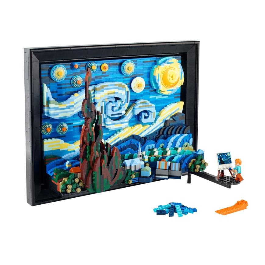 Конструктор — Винсент Ван Гог: Звёздная ночь LEGO Ideas (#21333) — фото 2