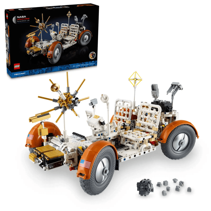 Конструктор — лунный автомобиль НАСА LRV программы «Аполлон» LEGO Technic (#42182) — фото 6