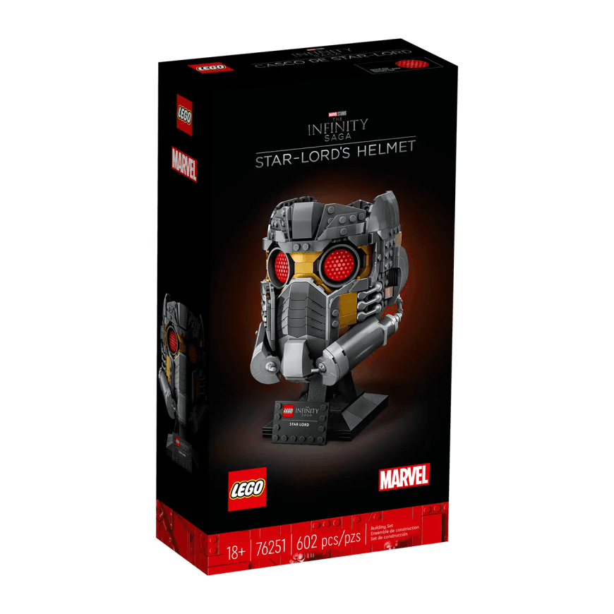 Конструктор — шлем Звёздного Лорда LEGO Marvel Helmet Collection (#76251) — фото 4