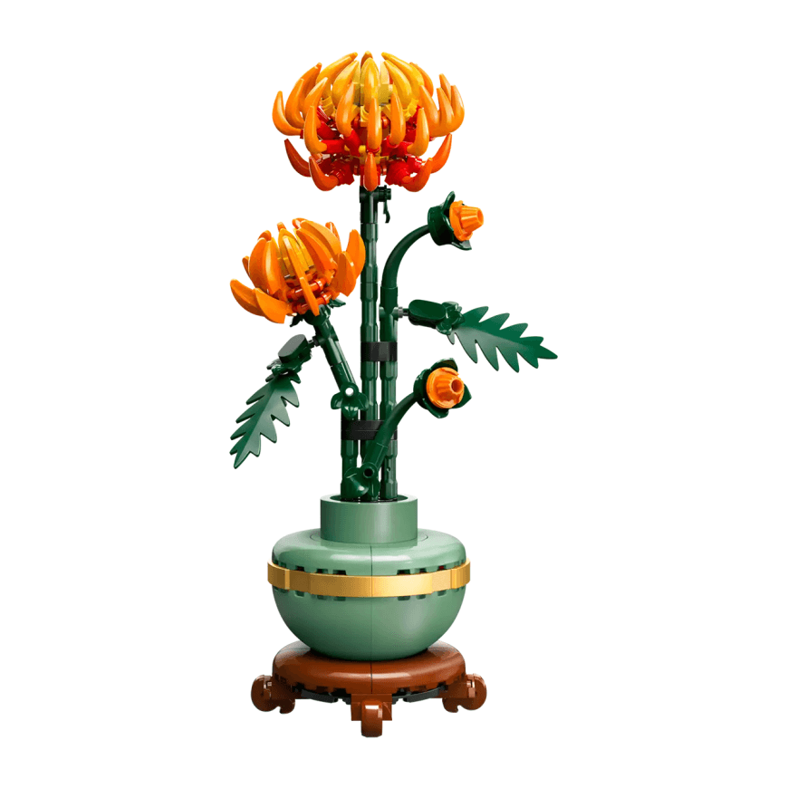 Конструктор — хризантема LEGO Icons Botanical Collection (#10368) — фото 2