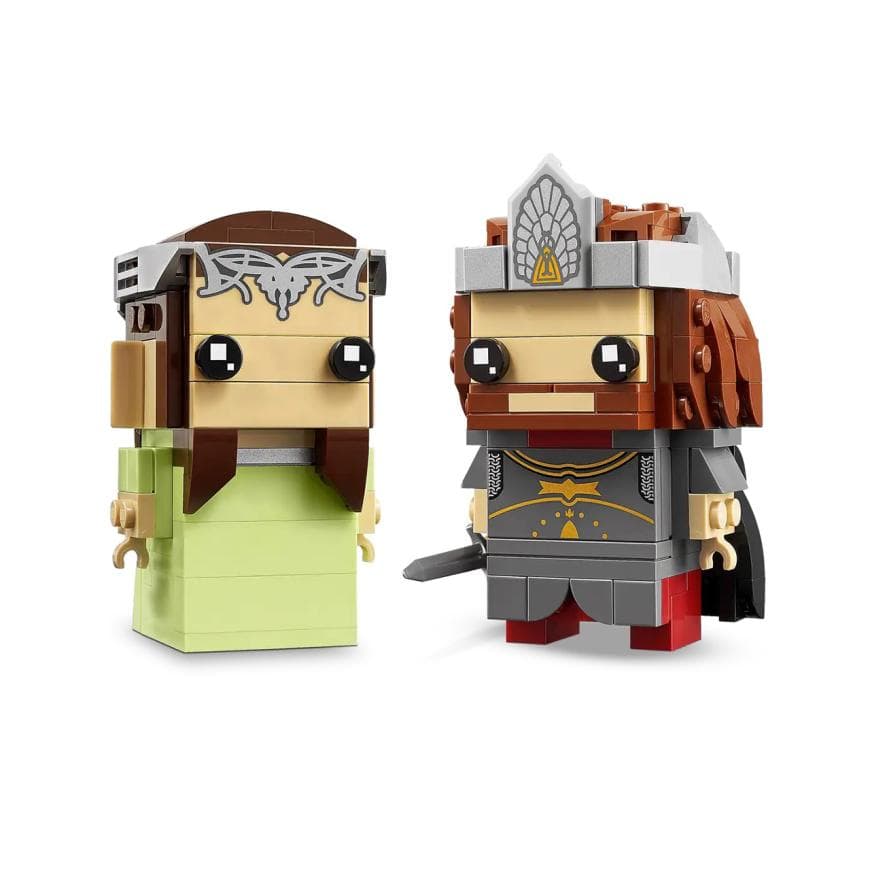 Конструктор — Арагорн и Арвен LEGO BrickHeadz The Lord of the Rings (#40632) — фото 3