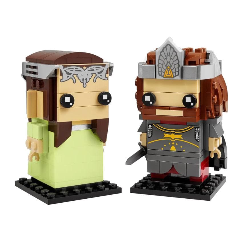 Конструктор — Арагорн и Арвен LEGO BrickHeadz The Lord of the Rings (#40632) — фото 2