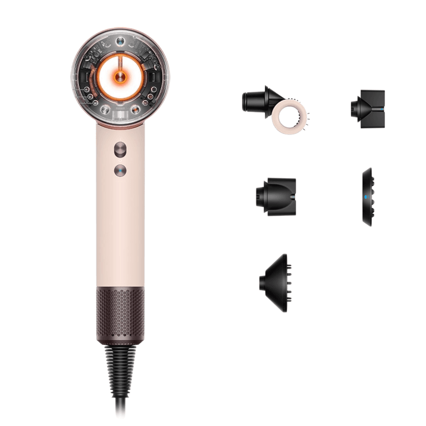 Фен Dyson HD16 Supersonic Nural Hair Dryer Straight+Wavy (Ceramic Pink/Rose Gold) (2024) — фото 2